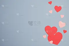 贺卡,情人节,纸,幸福,式样,妇女问题,贞德,母亲,动物心脏,蓝色背景