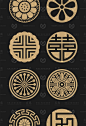 中秋节月饼图案纹样中式传统古典花纹装饰设计素材矢量png免抠图-淘宝网