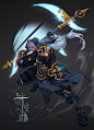 Dancing Sword Of Bloody Sky, - Lan - : DNF Fan art 
Personified the weapons.