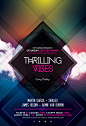 Thrilling Vibes Flyer by styleWish on deviantART