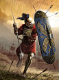 【图片】发一点古罗马军团作战的绘画，挺不错的~~~【罗马全面战争吧】_百度贴吧