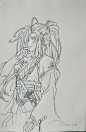 魔道祖师 魏无羡 线稿 动漫临摹/手绘