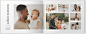 Modern Year In Review Photo Album Photo Book