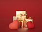 3d-rendering-valentine-s-day-gift-love-element-background (2)