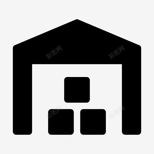 仓库工业库存图标 免费下载 页面网页 平面电商 创意素材-花瓣网