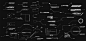 Callouts bar labels titles in HUD style. HUD Elements : futuristic interface hud design. Digital data visualization. Digital modern communication. Callouts titles. Callout bar labels, information call box bars and modern digital info boxes. HUD ui / ux fr