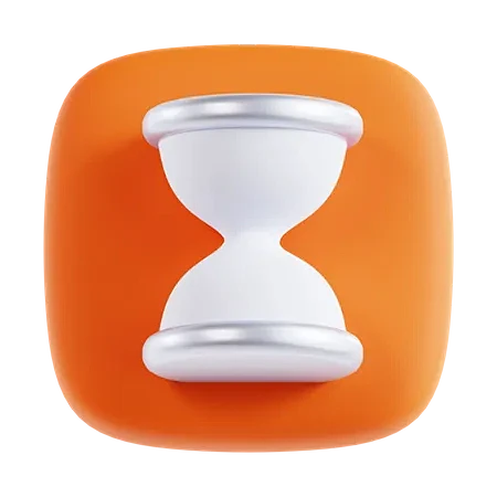 Hourglass 3D Icon