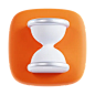 Hourglass 3D Icon