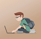 schoolboy-studying-in-his-laptop_23-2147528613_