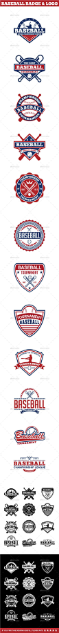 Baseball Badge & Logo #design Download: http://graphicriver.net/item/baseball-badge-logo-2/12601454?ref=ksioks: 