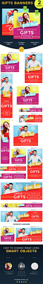 Web banners - Gifts for Her & Him. My new work:): 