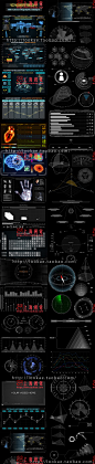 第五季 AE模版：HUD高科技信息化动态UI元素包-天天素材网