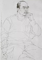 线描人物速写｜写生作品欣赏