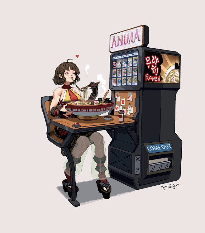she likes ramen