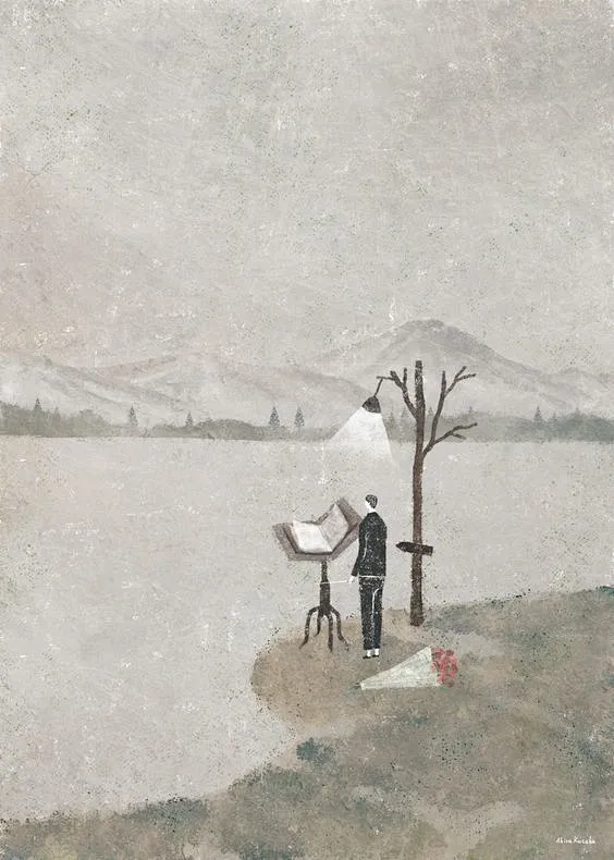 #晚安的图# 晚安 | 日本插画师 Akira Kusaka-花瓣网