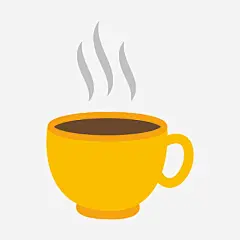 黄色杯子免抠素材_新图网 https://ixintu.com 一个 卡通 手绘 杯子 棕色 烟雾 简图 黄色