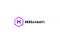 Logo MillionCoin trading logo grid ethereum coin bitcoin