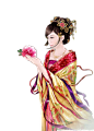 【立绘】三宫六院七十二妃，给圣上请安啦_古装手绘美女图片吧_百度贴吧