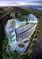 Futuristic Architecture, Pangyo Global R D Center.South Koread. By DRDS by isabel