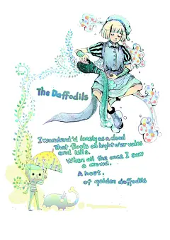 梅耶  的插画 黄色水仙花