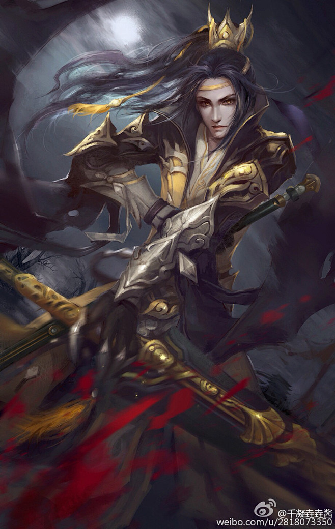 剑三手绘插画藏剑