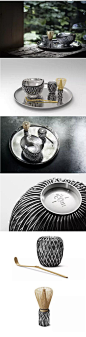 丹麦银器名店 Georg Jensen 与隈研吾合作，推出了首套名为 Kusa 的茶道银器组合。这款银制茶具结合了西方的银器制作工艺和东方的茶艺。这也是擅长木作的隈研吾首次使用纯银作为设计材料，作品中也透露出了日式东方禅意。不过，这套银制茶具全球限定发售 11 套，看看就好。