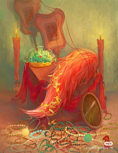 殷三月采集到古风插画素材