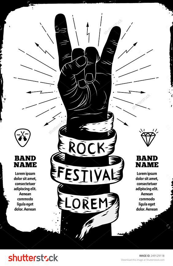 Rock festival poster...