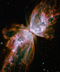 哈伯望遠鏡的蝴蝶星雲