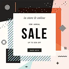 撞色涂鸦促销打折海报背景淘宝美工矢量图素材ai平面设计ai282-淘宝网