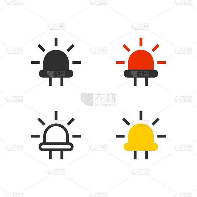 发光二极管(LED)图标