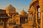 巴达巴格, 庙, 文化网站, 历史, 架构, 旅行, 宗教, 建设, 圆顶, 拱形的屋顶, 夕阳, 印度