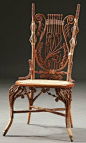 Lot:841: A VICTORIAN WICKER MUSIC CHAIR circa 1900; with o, Lot Number:841, Starting Bid:$100, Auctioneer:Jackson's Auction, Auction:841: A VICTORIAN WICKER MUSIC CHAIR circa 1900; with o, Date:04:00 AM PT - Apr 4th, 2007