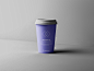 咖啡杯样机 一次性杯子 纸杯智能贴图 VI品牌贴图纸杯样机