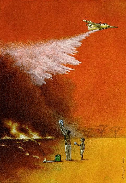 充满讽刺意味的插画设计----ifava...
