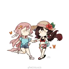 #创作力计划##花式种草季##聚星v能量#
分享：画师『dekoi.art』的Q版插画绘画作品 ​​​ ​​​​