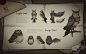网易游戏《哈利波特·魔法觉醒》的一些项目图——猫头鹰系列