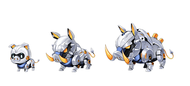 全新极品宠物战甲机械猪