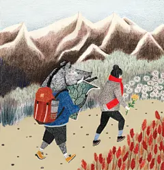 #云朵推荐# liekeland是插画师Lieke创立的个人品牌，贩售她自己创作的插画明信片、印刷品和周边产品，Lieke出生于荷兰南部的一个小村庄，现在和男友起住在海尔蒙德，他们有一个大菜园，还养了两只鸡和一只猫，这种田园生活也使Lieke的画面充满了一种恬淡的感觉。