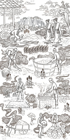 又一块地采集到插画-酒