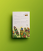 The Coloring Calendar  These are som