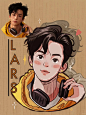 第四天画的是——Lars黄子弘凡呀！_1_Wahua_来自小红书网页版