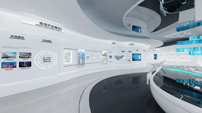 金茂梅溪湖城市展厅设计｜部分实景图-花瓣网