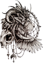 lion tattoo: 