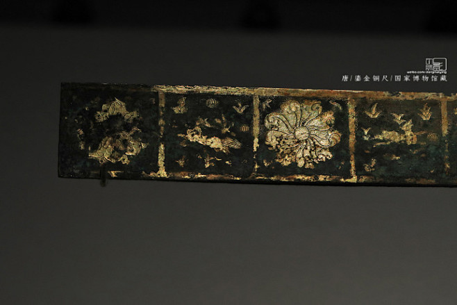 2018127北京国家博物馆古代中国基本陈列唐鎏金铜尺一把美好的尺子五
