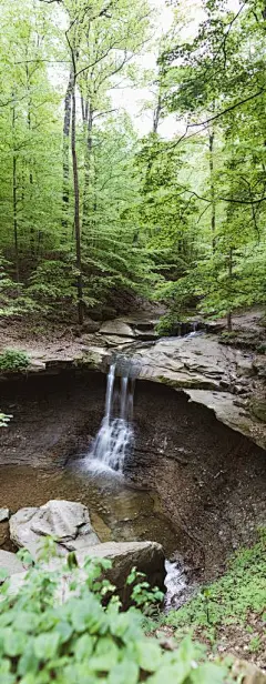 瀑布风景摄影素材