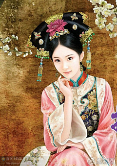 中网美女录采集到手绘美女