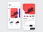 Ecommerce shop adidas puma nike ux shopping app shop application ecommerce ui 设计 app