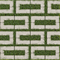 Collection plant vol 397 - grass - concrete - tileable