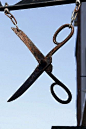 Antique Scissor Signage